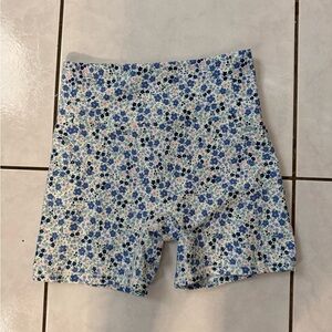 Cotton On Blue Floral Bike Shorts